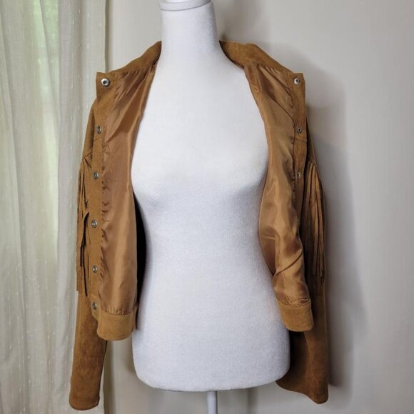 Vintage Fringe Suede Jacket - Picture 6 of 12